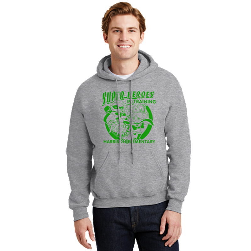 Harrison Hawks Adult Unisex Superhero Heavy Blend™ Hooded Sweatshirt